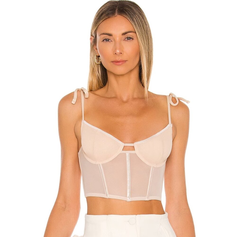 Kat the Label Femme Bustier in Almond / XS / Worn Once